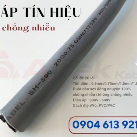 Cáp điện 20 lõi, cáp tín hiệu 20×1.0mm chống nhiễu Altek kabel Đà Nẵng