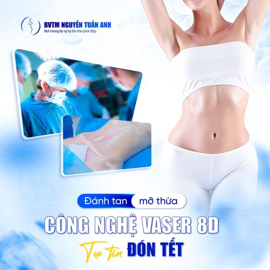 Đánh tan mỡ thừa công nghệ Vaser 8D