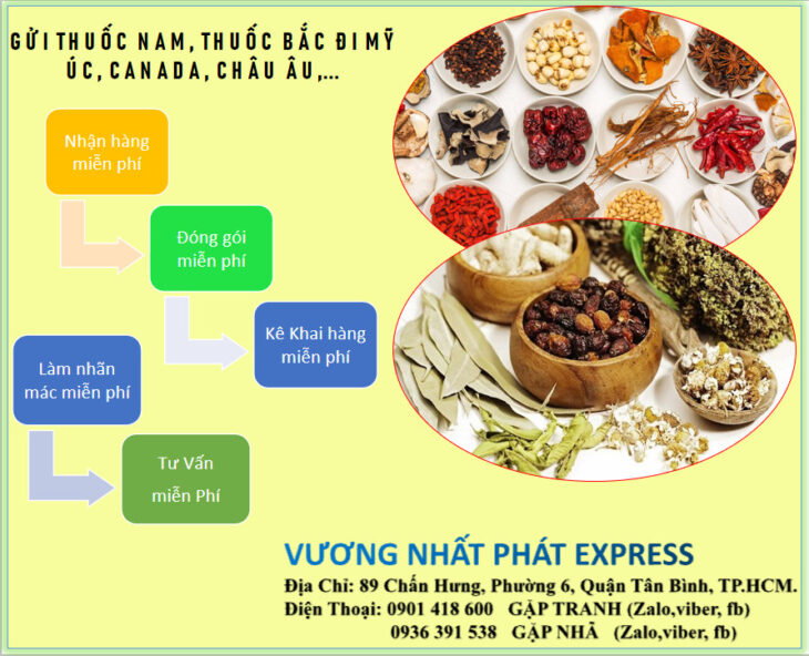 Nơi Nhận Gửi Thuốc Nam Đi Mỹ Uy Tín Tại Quận 10