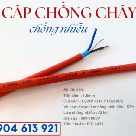 Cáp chống cháy chống nhiễu 2 lõi 2.5mm Altek Kabel