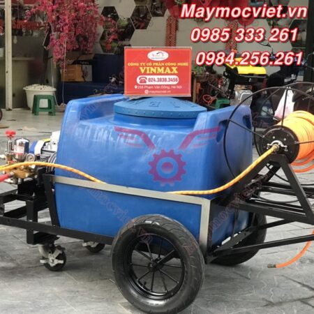 Máy phun thuốc xe đẩy chạy động cơ dung tích 200 lít