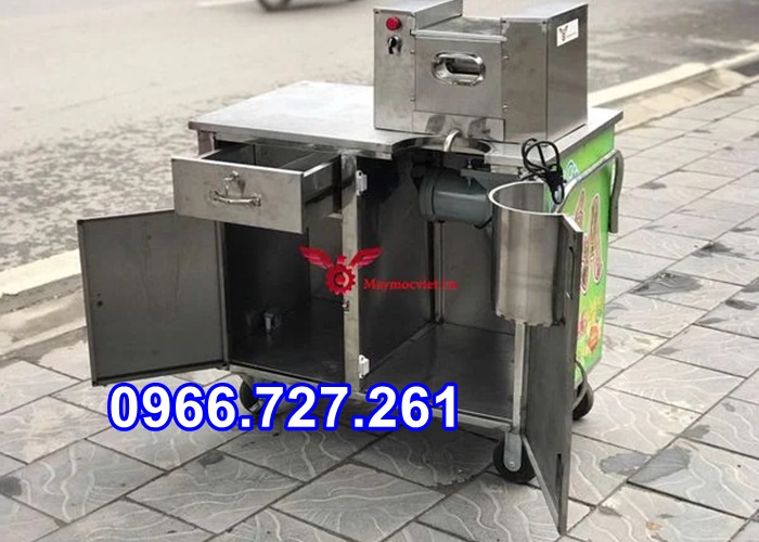 Máy ép nước mía siêu sạch, ép 1 lần ép nước mía bàn dài