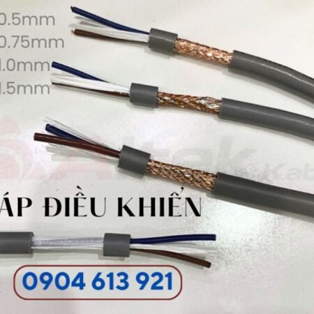 Dây tín hiệu 2 lõi, cáp điện 2×0.5mm/2×0.75mm/2×1.0mm/2×1.5mm