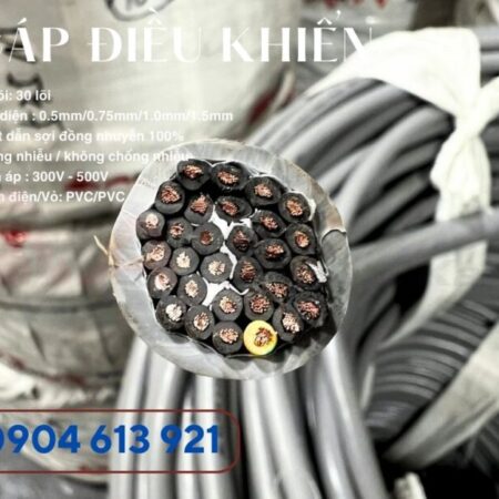 Dây điện 30 lõi, cáp tín hiệu 30×0.5mm/30×0.75mm/30×1.0mm/30×1.5mm