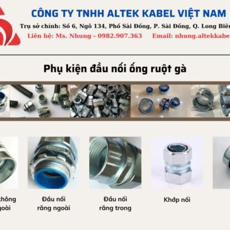 Cung cấp phụ kiện đầu nối ống ruột gà giá sỉ