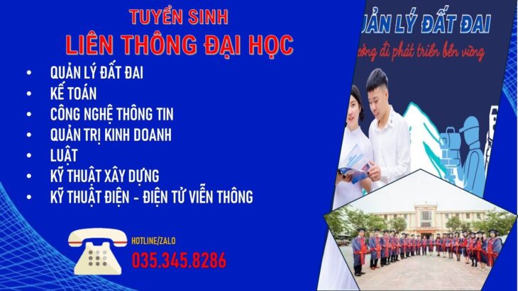 VĂN BẰNg 2 ngành QUẢN LÝ ĐẤT ĐAI 2024 xét tuyển mở rộng HỌC CUỐI TUẦN