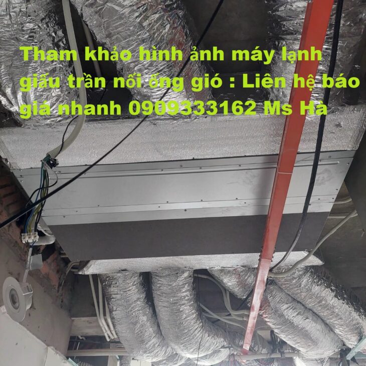 Không gian nào phù hợp để lắp đặt máy lạnh giấu trần nối ống gió ?