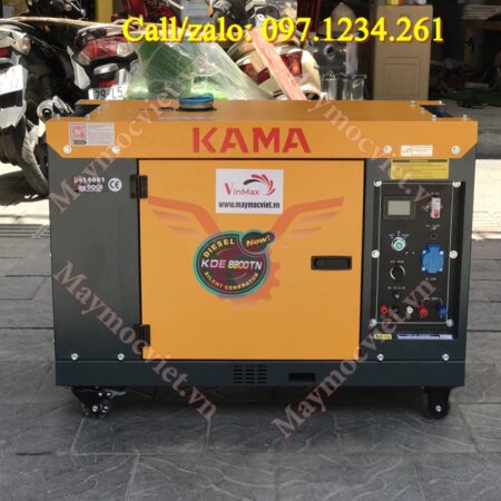 Máy phát điện dầu 6kw Kama KDE8800TN giá rẻ