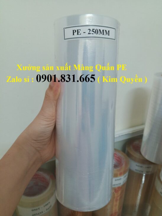 Xưởng Cung Cấp Sỉ Màng Quấn PE 50mm, 100mm, 150mm, 200mm, 250mm, 300mm – Chất Lượng,giá tốt