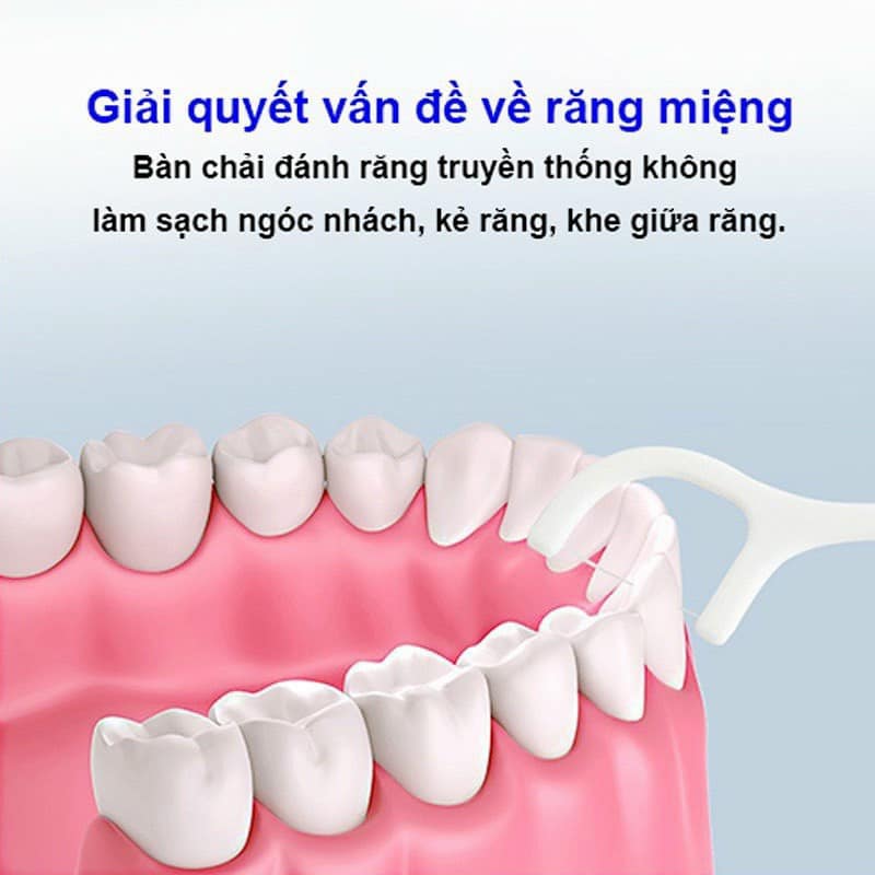 COMBO 10 HỘP TĂM CHỈ NHA KHOA 2 ĐẦU TIỆN LỢI – 50 CÂY/ HỘP