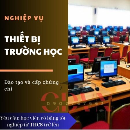 Đào tạo cấp chứng chỉ thiết bị trường học