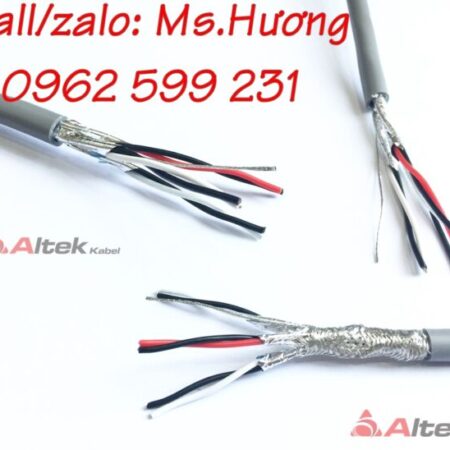 Cáp tín hiệu vặn xoắn 1 lớp, 2 lớp chống nhiễu 22AWG – 16AWG