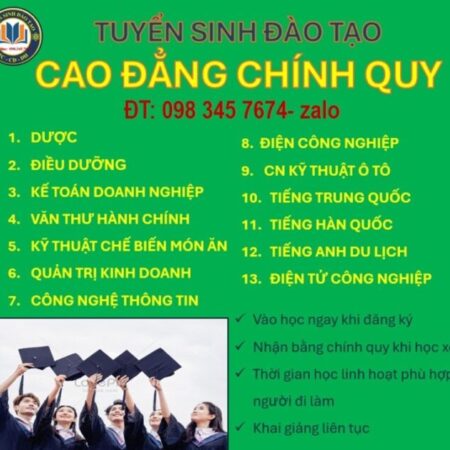 NGÀNH ĐIỆN CÔNG NGHIỆP, CÔNG NGHỆ Ô TÔ: LIÊN THÔNG, VĂN BẰNG 2 CẤP BẰNG CHÍNH QUY 2024