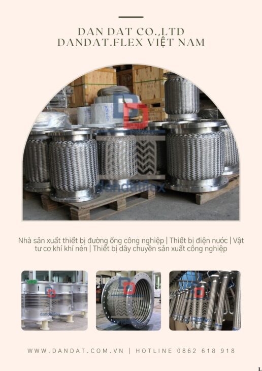 Thiết bị đường ống công nghiệp, khớp nối mềm chống rung, khớp giãn nở, ống nối mềm, khớp nối mềm PCC