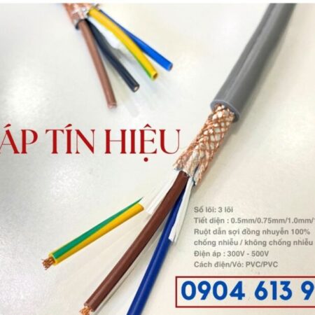 Cáp điều khiển/ tín hiệu 3 lõi 3×0.5mm/3×0.75mm/3×1.0mm/3×1.5mm