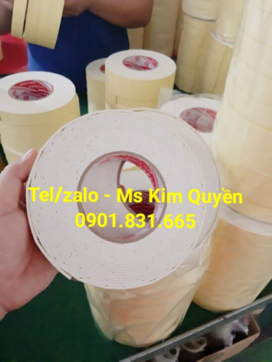 Xưởng Sản Xuất và Cung Cấp Sỉ Băng Keo Xốp Vàng 2 Mặt – Chất Lương,giá tốt