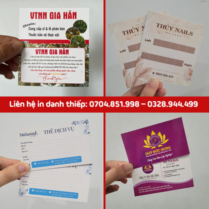 in danh thiếp tem nhãn cần thơ