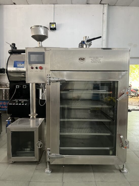 Lò xông khói đa năng thông minh 3 trong 1 năng suất 50 kg/mẻ hàng có sẵn tại HCM