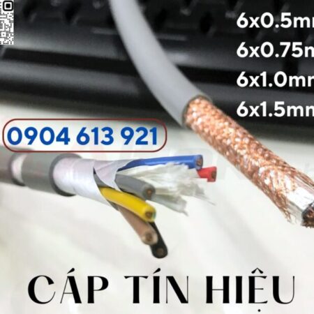 Dây điện 6 lõi, cáp điều khiển 6×0.5mm/6×0.75mm/6×1.0mm/6×1.5mm Altek Kabel