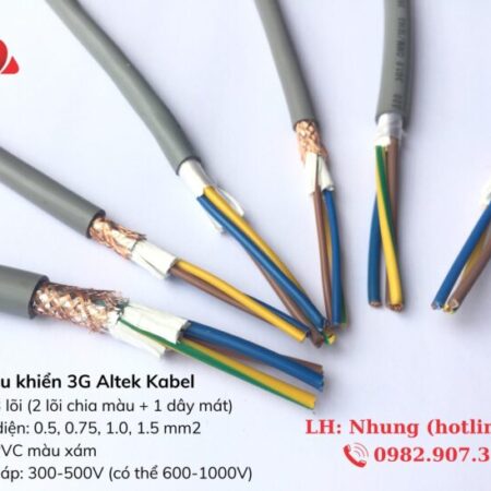 Cáp điều khiển 3G CT-500/SH-500 Altek Kabel
