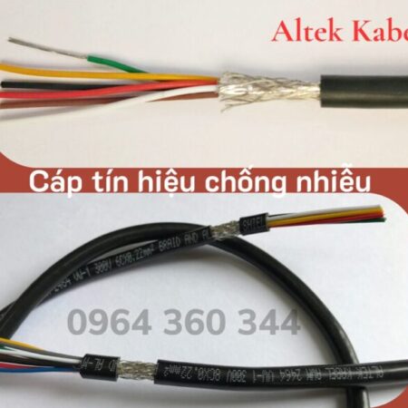 Cáp tín hiệu, cáp điều khiển 2/4/6/8 lõi chống nhiễu