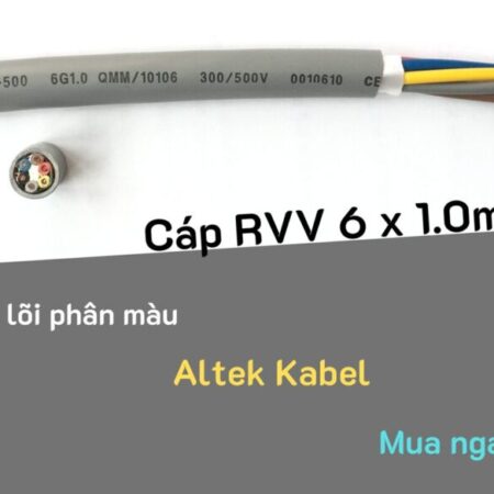 Cáp điều khiển, cáp tín hiệu 6 lõi không chống nhiễu Altek Kabel