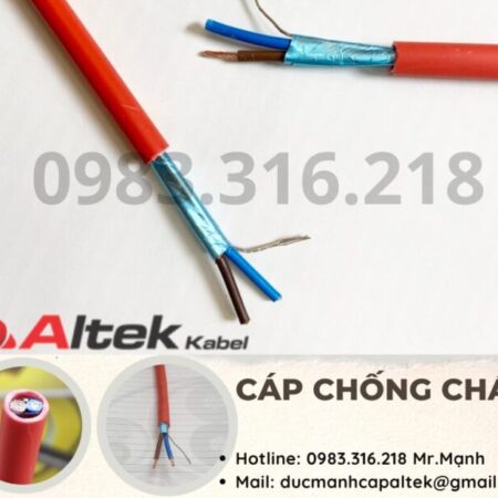 Cáp chống cháy chống nhiễu 2×1.0 Altek Kabel