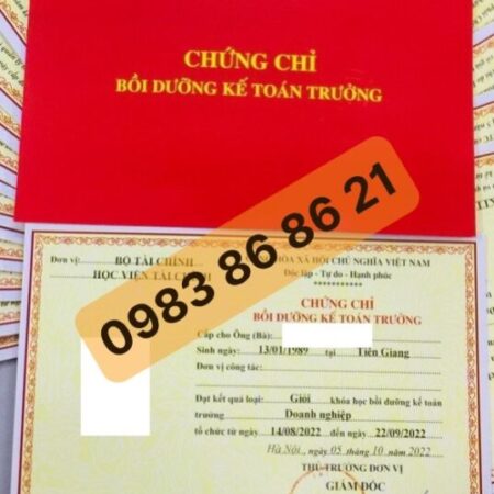 MỞ LỚP KẾ TOÁN TRƯỞNG DOANH NGHIỆP