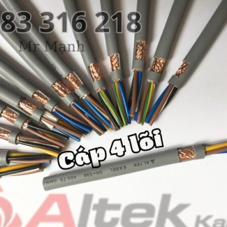 Cáp điều khiển Altek Kable có lưới chống nhiễu CT-500 4G 0.75QMM