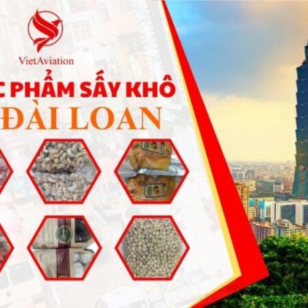 Thực phẩm sấy khô đi Đài Loan