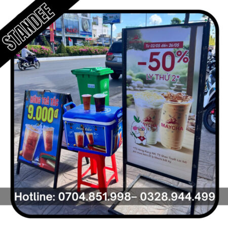 thiết kế in ấn sản xuất standee trọn gói tại cần thơ