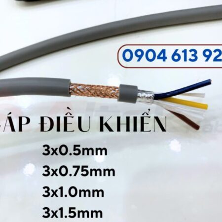 Dây điện 3 lõi, cáp điều khiển tín hiệu 3×0.5mm/3×0.75mm/3×1.0mm/3×1.5mm Altek Kabel