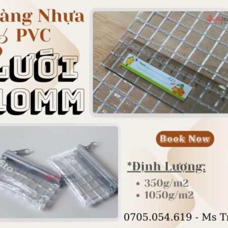 Một số ứng dụng của pvc lưới 10mm