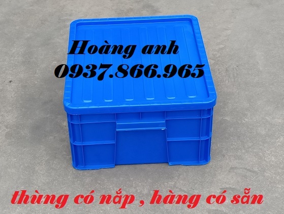 Thùng B8 chất lượng, thùng đặc- sóng nhựa bít- khay nhựa có nắp, khay nhựa nguyên sinh, khay cơ khí