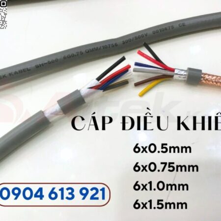 Cáp điện 6 lõi, cáp điều khiển chống nhiễu 6 lõi 0.5/0.75/1.0/1.5mm Altek Kabel