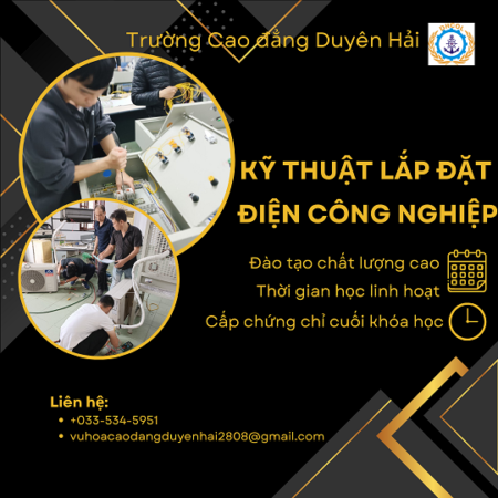 KHÓA HỌC KỸ THUẬT LẮP ĐẶT ĐIỆN CÔNG NGHIỆP