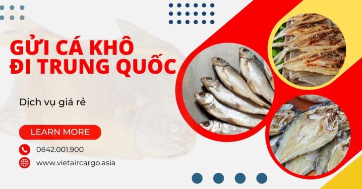 Gửi cá khô đi Trung Quốc giá rẻ, uy tín