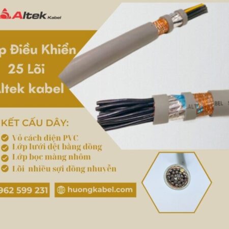 Cáp 25 lõi /Cáp điều khiển, Cáp tín hiệu Altek kabel