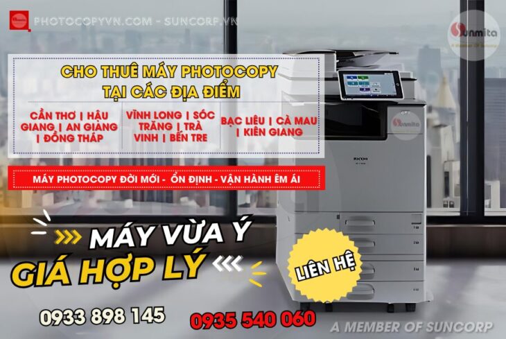 [Chuyên] Cho Thuê Máy Photocopy Tại Cần Thơ | Toàn Miền Tây