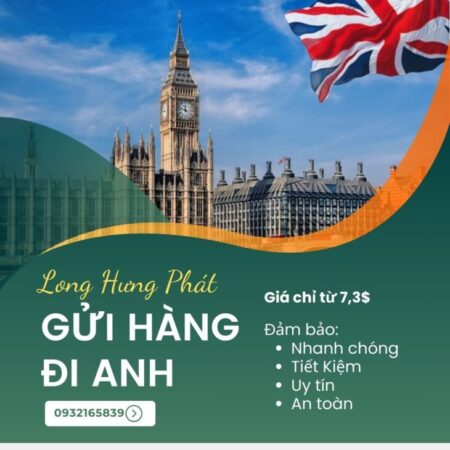 Gửi hàng đi Anh giá rẻ tại Long Hưng Phát