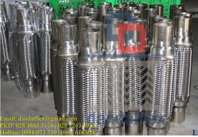 Ống mềm chống rung động cơ, Ruột gà ô tô, Khớp giảm chấn inox