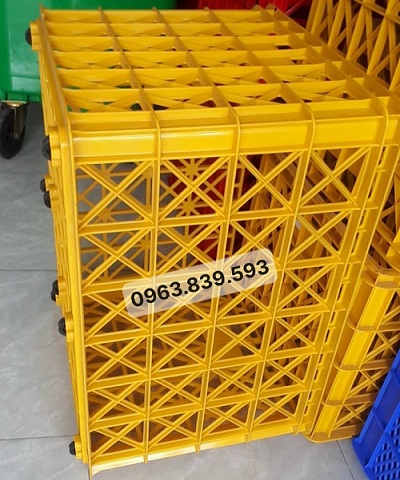 Sóng nhựa 8 bánh xe – sọt nhựa đựng hàn g- Rổ nhựa shipper mới / 0963 839 593 Ms.Loan