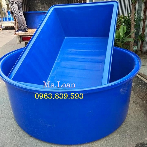 Thùng tròn 1500lit – thùng nhựa nuôi cá 1500L rẻ sẵn kho q12 / lh 0963 839 593 Ms.Loan