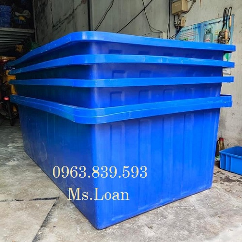 Thùng chữ nhật nuôi cá dung tích 1700L giá tốt / Lh 0963 839 593 Ms.Loan