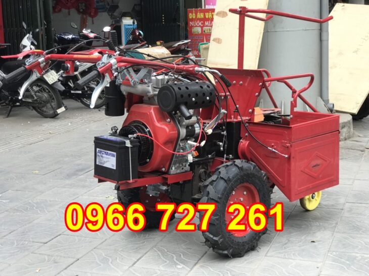 Máy thu hoạch ngô, máy thu hoạch bắp đa năng chạy dầu đề điện Kawasaki KW120D