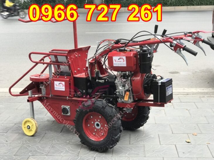 Máy thu hoạch ngô, máy thu hoạch bắp đa năng chạy dầu đề điện Kawasaki KW120D