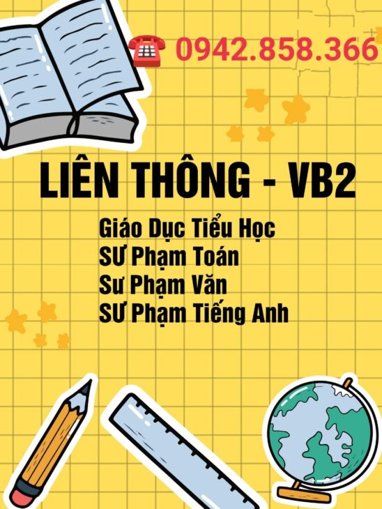 Cách THức CHuyển đổi TRái NGành HỌC VĂN bằng 2 ĐẠi HỌC sư pHẠM Tiểu học, SP TOÁN, SP ANH tại HÀ NỘi