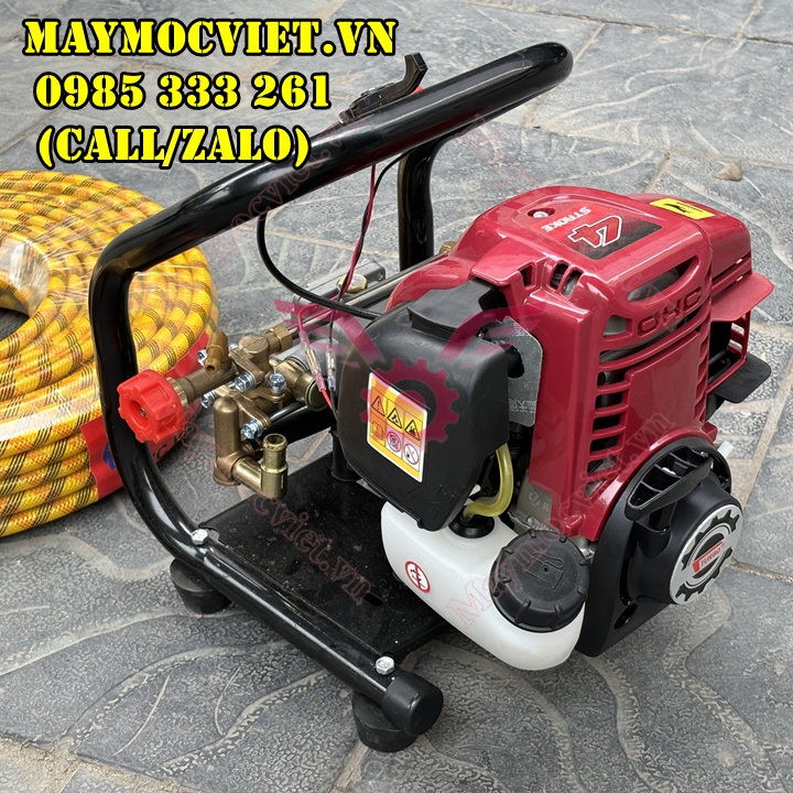 Máy phun thuốc diệt khuẩn xách tay Turbo TB140 tặng kèm 50m dây phun