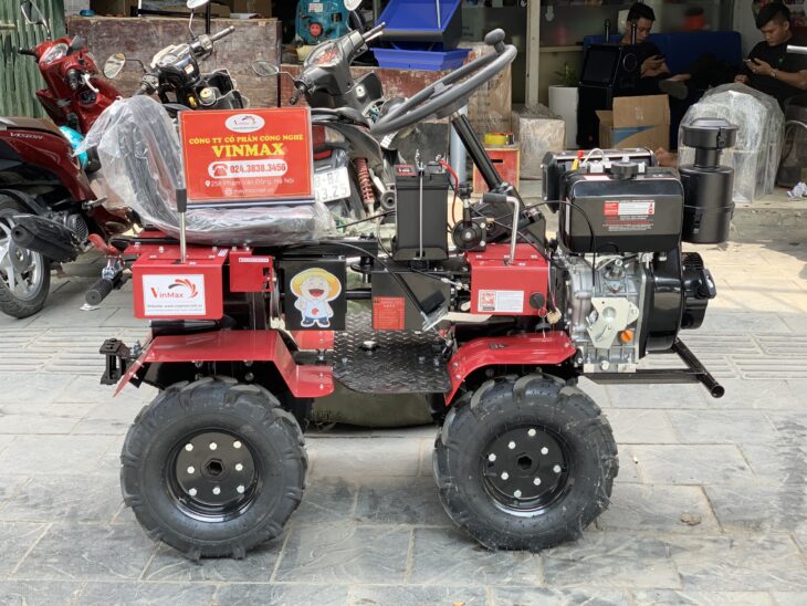 Máy xới đất chạy dầu 13Hp ngồi lái Turbo TBD1300
