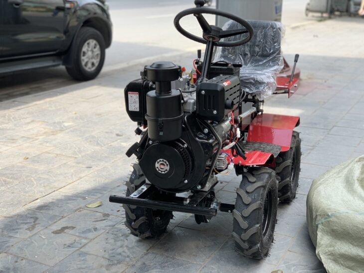 Máy xới đất chạy dầu 13Hp ngồi lái Turbo TBD1300